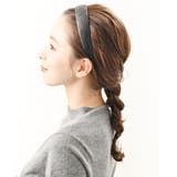 ブラック | カチューシャ キルティング フェイクレザー | VINGTAINE