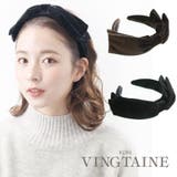 カチューシャ ベロア リボン | VINGTAINE | 詳細画像1 