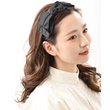 ワンカラー | カチューシャ リボン ブラック | VINGTAINE