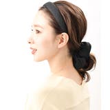 ブラック | カチューシャ 麻風 痛くない | VINGTAINE