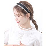 ブラック | カチューシャ 麻 クロス | VINGTAINE