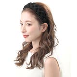 ブラック | カチューシャ 編み込み ベーシック | VINGTAINE