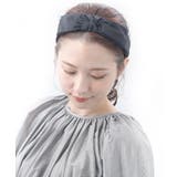 ブラック | カチューシャ ワイヤー入り リボン | VINGTAINE