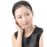 ブラック | カチューシャ 刺繍 シック | VINGTAINE