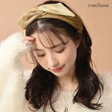 ベロアカチューシャ ワイヤー入りリボン アレンジ | VINGTAINE | 詳細画像1 