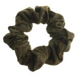 カーキ | シュシュ スエード調 ベーシック | VINGTAINE