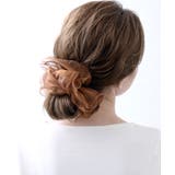 ブラウン | オーガンジーボリュームシュシュ シアー 大きめ | VINGTAINE