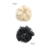 ドット柄オーガンジーシュシュ 水玉 ボリューム | VINGTAINE | 詳細画像2 