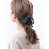 ドット柄オーガンジービッグシュシュ 柄 水玉 | VINGTAINE | 詳細画像4