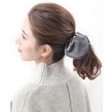 グレー | 新色追加 ハート型のベロアシュシュ(M) クラシック | VINGTAINE