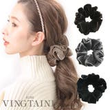 シュシュ ベロア パイピング | VINGTAINE | 詳細画像1 