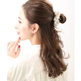 アイボリー | シュシュ パール ストーン | VINGTAINE