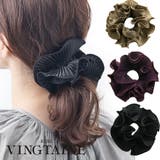 シュシュ プリーツ フリル | VINGTAINE | 詳細画像1 