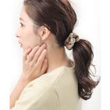 モカ | シュシュ スワロフスキー ベロア | VINGTAINE