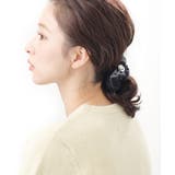 グレー | シュシュ スワロフスキー ベロア | VINGTAINE
