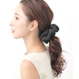 ブラック | シュシュ ラメ グリッター | VINGTAINE