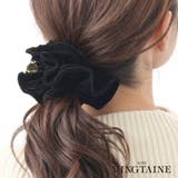 シュシュ ベルベット チャーム付き | VINGTAINE | 詳細画像1 