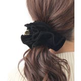 シュシュ ベルベット チャーム付き | VINGTAINE | 詳細画像3 