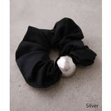 シュシュ メタルボール付き サテン | VINGTAINE | 詳細画像3 