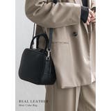 ブラック | 本革2wayキューブバッグ | Vita Felice