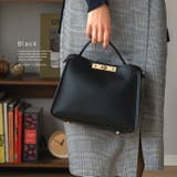 ブラック | ワンハンドル2wayミニショルダーバッグ | Vita Felice