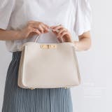 アイボリー | ワンハンドル2wayミニショルダーバッグ | Vita Felice