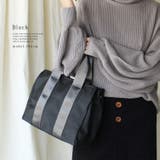 ブラック | 仕切り収納2wayトートバッグ | Vita Felice