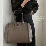 グレー系 | ラウンドビジネストートバッグ | Vita Felice