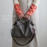 ナイロンチャコール | 本革×キャンバス2wayトートバッグ | Vita Felice