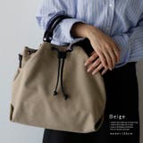 ベージュ | 巾着2wayトートバッグ | Vita Felice