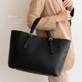 ブラック | ベルトハンドル2styleトートバッグ | Vita Felice