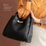 ブラック | 3スペース2wayハンドバッグ | Vita Felice