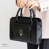 ブラック | フロントポケットハンドバッグ | Vita Felice