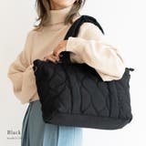 ブラック | キルティング2wayトートバッグ | Vita Felice