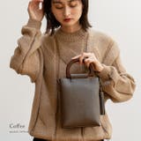 コーヒー | ウッドハンドル2wayポシェット | Vita Felice