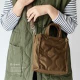 ブラウン | キルティング2wayナイロントートバッグ | Vita Felice