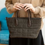 チャコールブラウン | ベロア2wayミニトートバッグ | Vita Felice