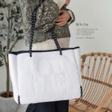 ホワイト | ネオプレーンロゴビッグトートバッグ | Vita Felice