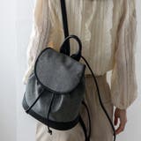 グレーブラック | 巾着ミニリュックサック | Vita Felice
