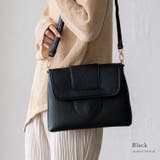 ブラック | 2wayスクエアショルダーバッグ | Vita Felice