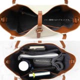 パイピングPUハンドバッグ | Vita Felice | 詳細画像10 