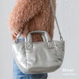 シルバー | グリッター2wayトートバッグ | Vita Felice