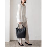 縦長ハンドバッグバイカラー | Vita Felice | 詳細画像4 