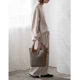 縦長ハンドバッグバイカラー | Vita Felice | 詳細画像6 