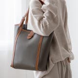 縦長ハンドバッグバイカラー | Vita Felice | 詳細画像7 