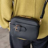 ブラック | 本牛革ポケットショルダーバッグ | Vita Felice