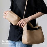 ベージュ | インナーバッグ付き2wayハンドバッグ | Vita Felice