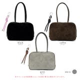 スエードタッチスクエアボストン（チャーム付き） | Vita Felice | 詳細画像19 