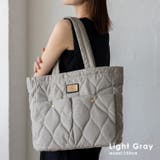 ライトグレー | 10ポケットキルティングトートバッグ | Vita Felice