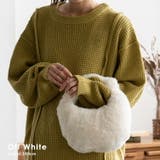 オフホワイト | ワンハンドルフェイクファーハンドバッグ | Vita Felice